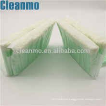 CM-FS746 Round Sponge Swab Green handle Cleanroom Foam For Cleaning Electronics/Semiconductor/LCD/PCB